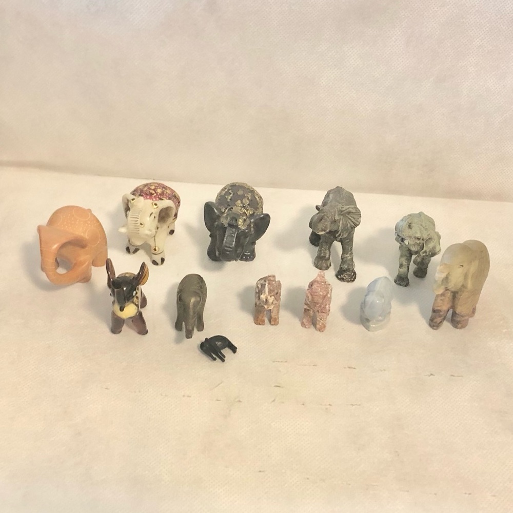Bunch of Elephant Figurines